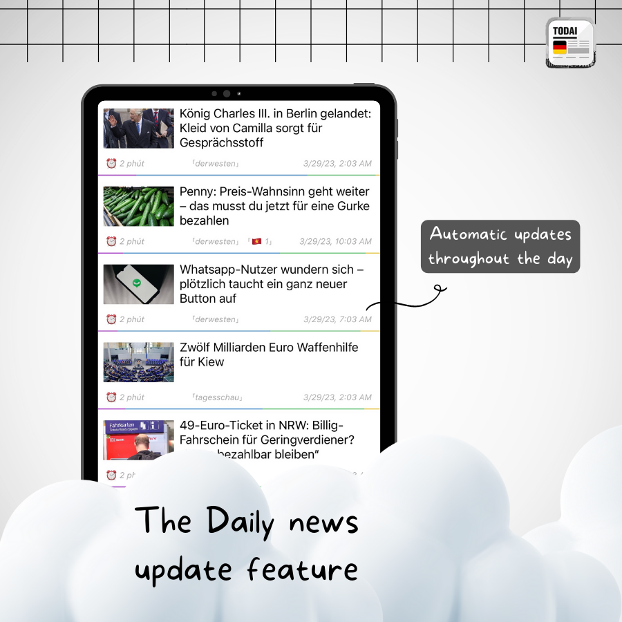 Stay Updated with Ease: Introducing the Easy German News App for Language Learners